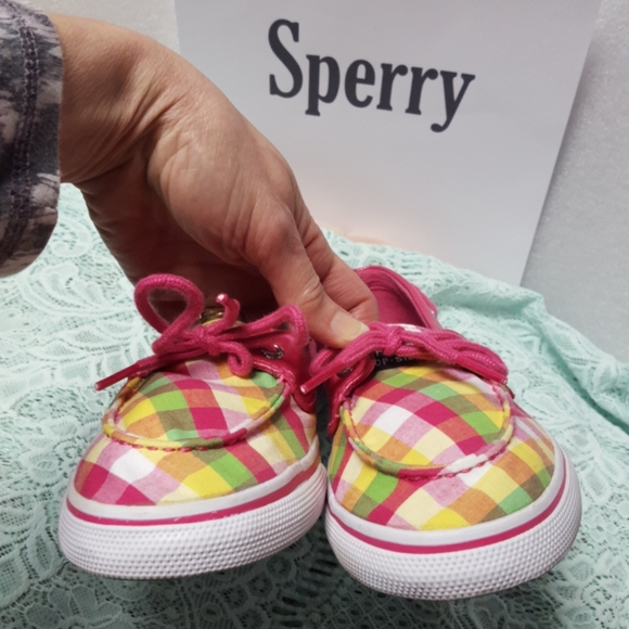 Women's Sperry Top-sider pastel light shoes size 5 - Picture 2 of 10